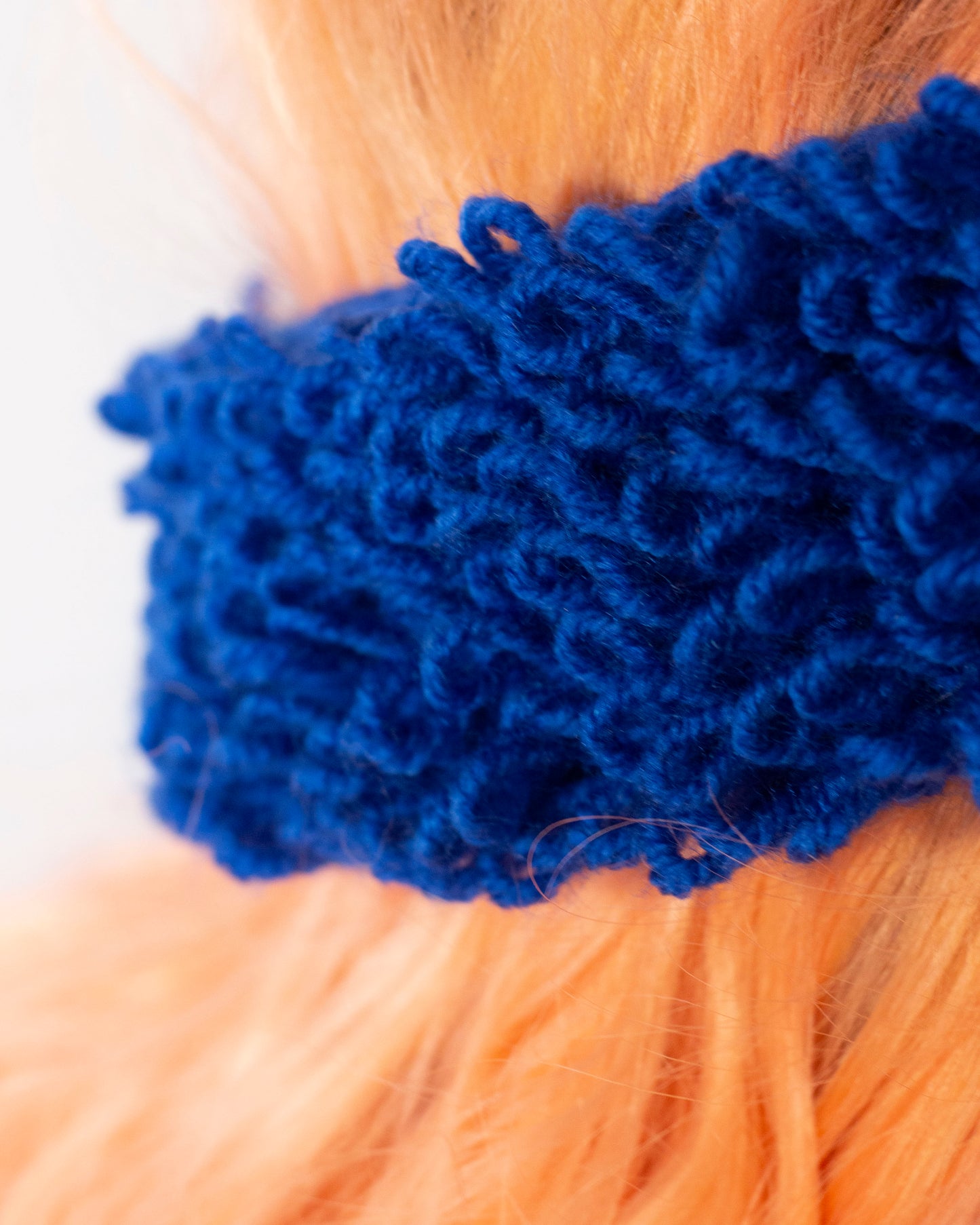 LOOPS - Crochet Headband Blue