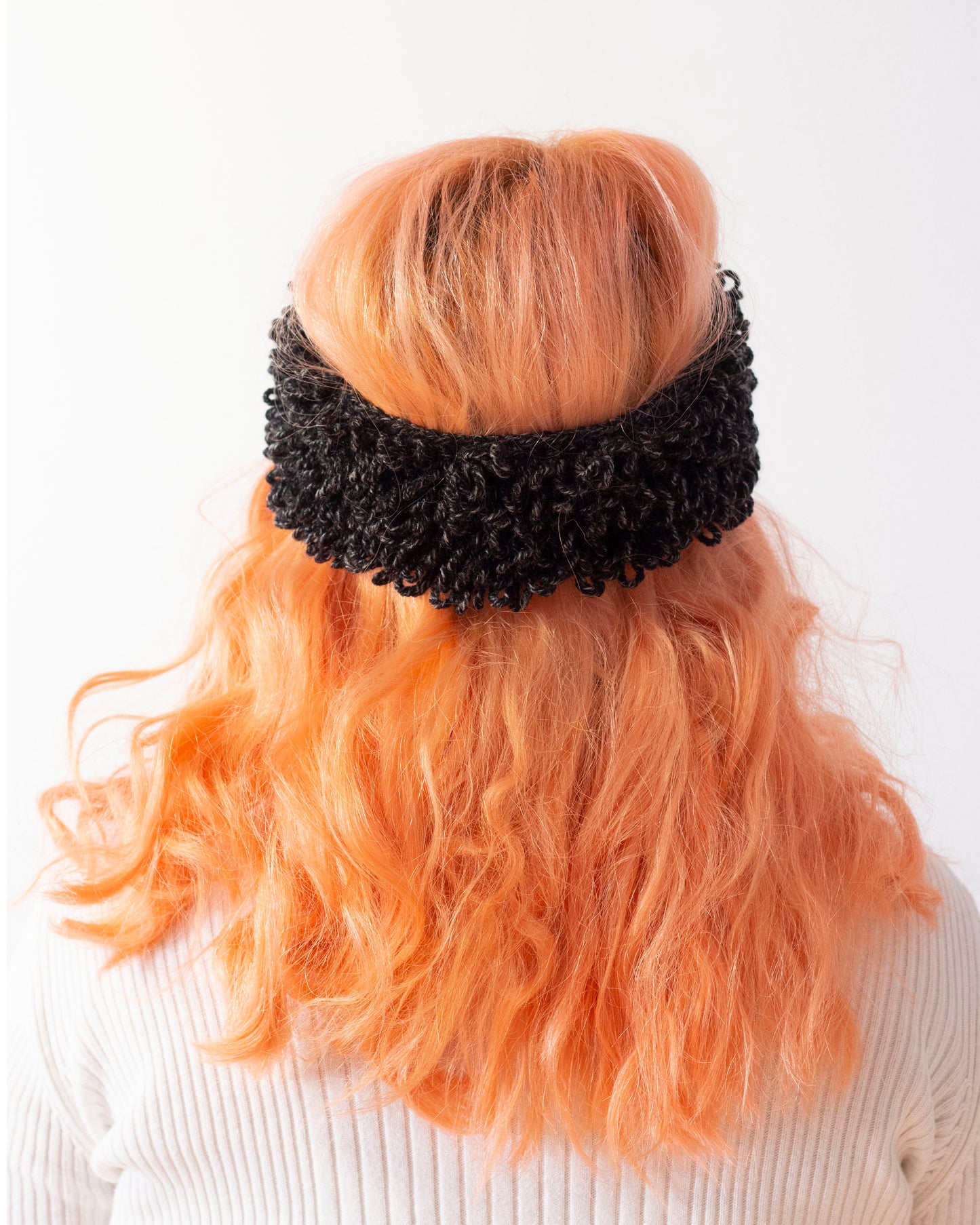 LOOPS - Crochet Headband Grey